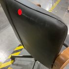 Open Box: Cooper Mid Century Office Chair - Wood Arm, Black Ludlow Leather