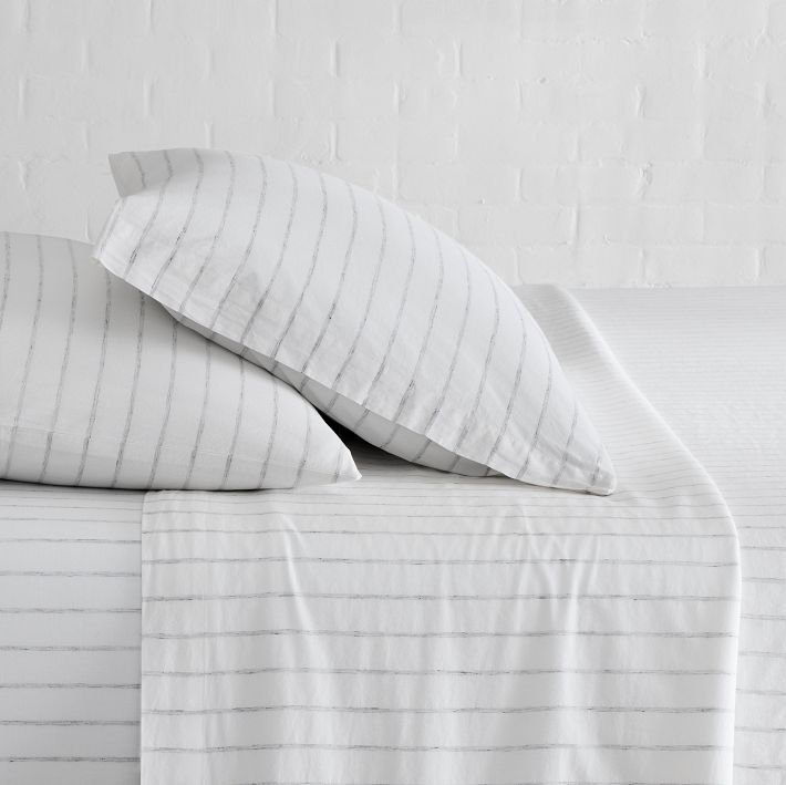 Organic Washed Cotton Percale Sheet Set