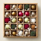 Small Glass Ball Ornaments (Set of 25) - Festive