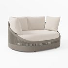 Porto Statement Lounge Chair Cushion Cover, Canvas, Natural