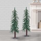 Faux Alpine Trees (Set of 3)