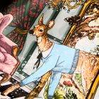 Dapper Animal Holiday Salad Plates