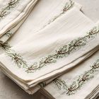 Embroidered Juniper Napkins
