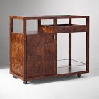 Saige Burl Bar Cart (35")
