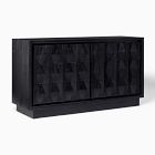 Carved Pattern Solid Wood 6-Drawer Dresser (62&quot;)