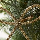 Glitter Bow Clip-On Ornament