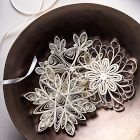 Paper Quilling Snowflake Ornaments (Set of 3)