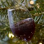 Red Wine Glass Ornament