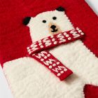 Polar Bear Felt Stocking