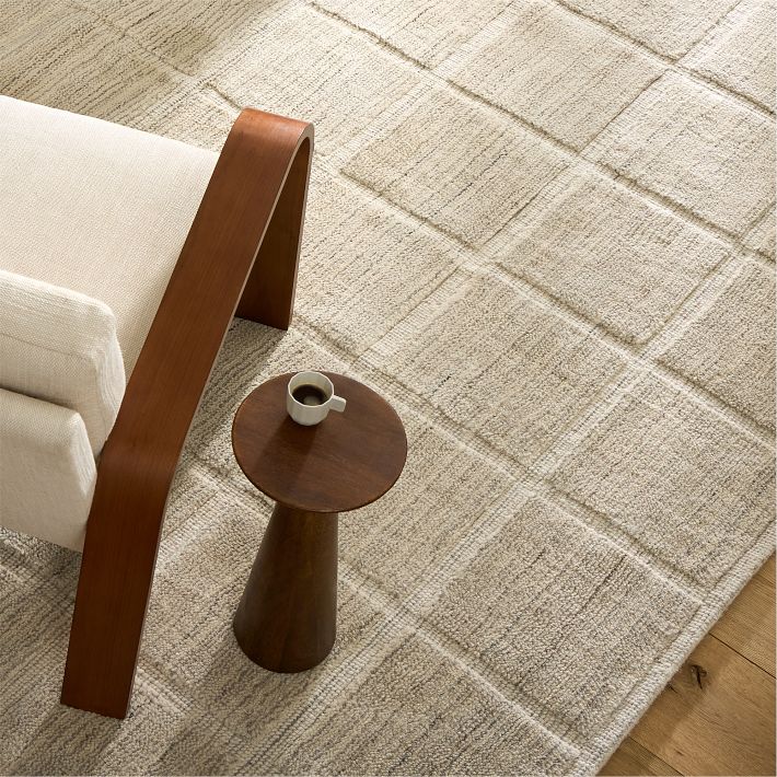 Lumini Grid Performance Wool Rug | West Elm
