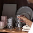 Fleck Stackable Glass Tumblers (Set of 4)