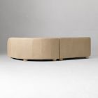 Laurent Leather 2-Piece Wedge Chaise Sectional (111.5&quot;)