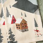 Retro Skiers Printed Tea Towels (Set of 2)