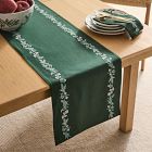Tannenbaum Winter Berries Border Table Runner
