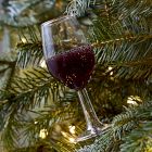 Red Wine Glass Ornament