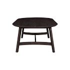 Solid Oak Oval Coffee Table