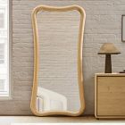 Elodie Wavy Tubular Floor Mirror