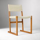 Open Box: Clyde Dining Chair, Performance Washed Canvas, Sand