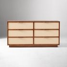 Douglas Solid Wood Tatami 6-Drawer Dresser (60")