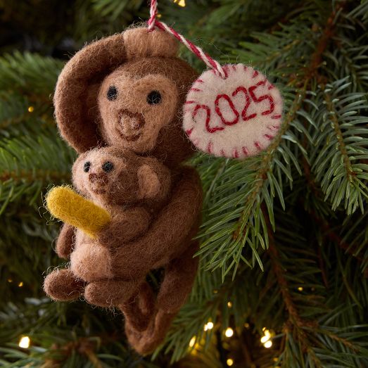 Metal Moon Frame Heirloom Ornament | West Elm