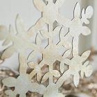 Metal Snowflake Stocking Holder