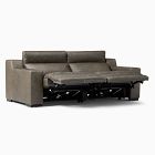 Dalton Motion Reclining Leather Sofa (86"&ndash;120")