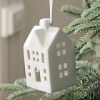 White Ceramic House Ornaments
