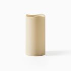 Indoor/Outdoor Wavy Edge Basic Candle - Ivory