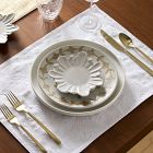 Neige Snowflake Ceramic Salad Plate Sets