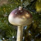 Glass Mushroom Ornament