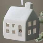 White Ceramic House Ornaments
