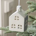 White Ceramic House Ornaments