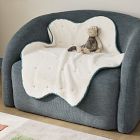 Eva Chen Shearling Splatter Blanket