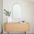 Metal Framed Large Arch Wall Mirror - 24"W x 40"H