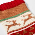 Fair Isle Knit Stocking - Reindeer