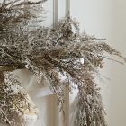 Faux Shimmer Wreath &amp; Garland