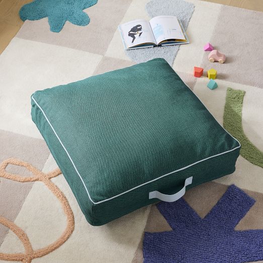 vintage floor cushion　グリーンベージュ Floor Cushion