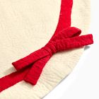 Red Holiday Bows Felt Tree Skirt