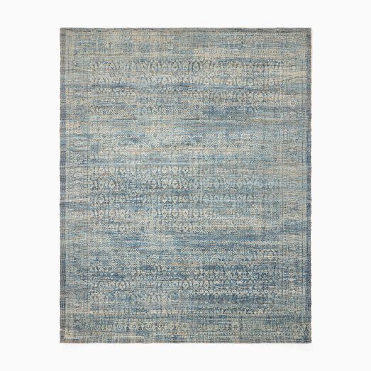 West elm ウールラグ wool rug モロッコ製 Souk Shag Wool Rug | West Elm