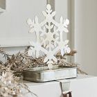 Metal Snowflake Stocking Holder