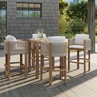 Portside Bar Table (35") &amp; Porto Bar Stools Set