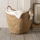 Curved Seagrass Handle Baskets