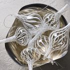 Striped Glass Finial Ornaments (Set of 6)