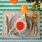 Soil to Studio Namita Block-Printed Cotton Table Placemats (Set of 2)