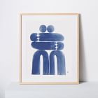 Christopher David Ryan Print - Blue Hug