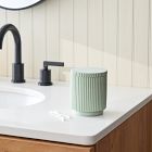 Fluted Concrete Bath Accessories