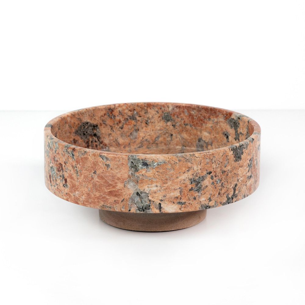 West Elm Marble Footed Bowl
