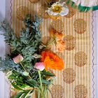 Soil to Studio Alisha Block-Printed Linen Table Runner