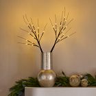 Brown Wrapped Light-Up Branches (Set of 2)