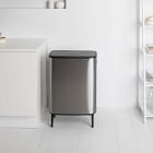 Brabantia Bo Touch Trash Can (Dual 8 Gallon)